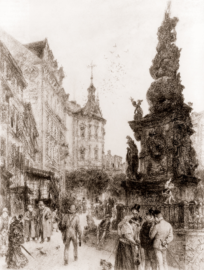  Adolpyh Von Menzel —— 维也纳的街路